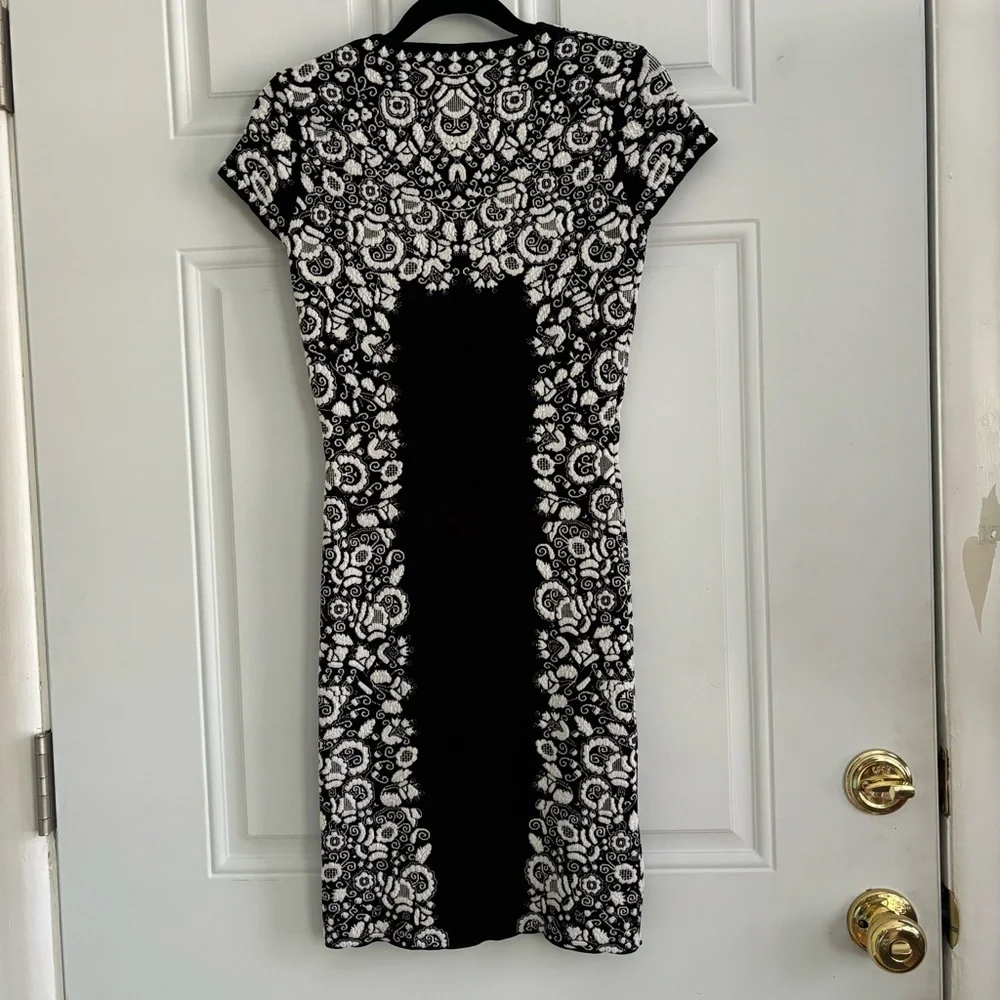 BCBG MaxAzria Fabiana Jackquard Dress, Size Small - Picture 4 of 10